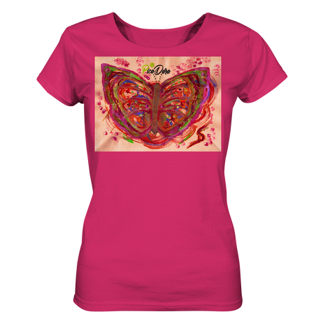 PicoDoro - Fashion Print Damen Organic T-Shirt - "Butterflystar"