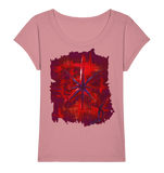 PicoDoro - Fashion Print Damen Organic Slub T-Shirt - "Hokulani"