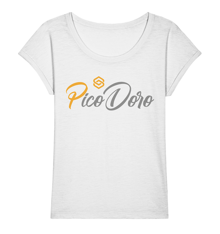 PicoDoro - Fashion Print Damen Organic Slub T-Shirt - "PicoDoro"