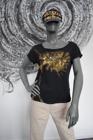 PicoDoro – Fashion Damen T – Shirt – "Goldy"