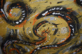 PicoDoro – Acryl – Gemälde / Collage – "Tanzende Aale"