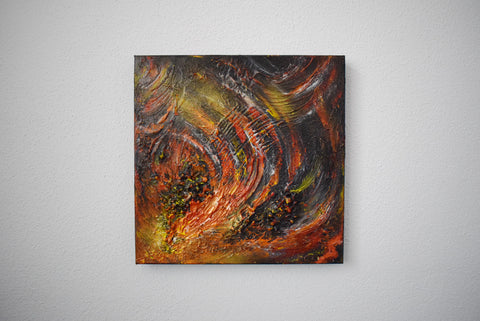 PicoDoro – Acryl – Gemälde / Collage – "Inferno"