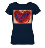 PicoDoro - Fashion Print Damen Organic T-Shirt - "Heartbeat"
