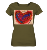 PicoDoro - Fashion Print Damen Organic T-Shirt - "Heartbeat"