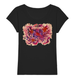 PicoDoro - Fashion Print Damen Organic Slub T-Shirt - "Malea"
