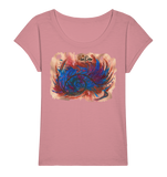 PicoDoro - Fashion Print Damen Organic Slub T-Shirt - "Palila"
