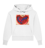 PicoDoro - Fashion Print Unisex Organic Oversize Hoodie - "Heartbeat"