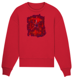 PicoDoro - Fashion Print Unisex Organic Oversize Sweatshirt - "Hokulani"